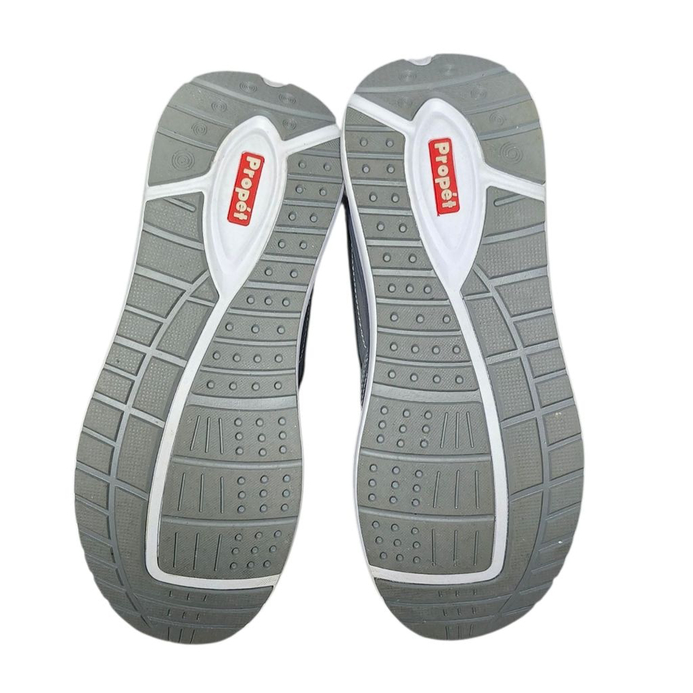 Women's Propét Leather Orthopedic Walking Shoes Sneakers Size 10 Gray - Picture 4 of 5